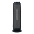 Heaters | Alera HECT24 7.17 in. x 7.17 in. x 22.95 in. Ceramic Heater Tower with Remote Control - Black image number 0