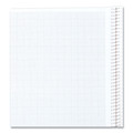 Notebooks & Pads | National 33610 60 Sheets 11 in. x 8.5 in. Quadrille Rule (10 sq-in.) Engineering and Science Notebook - White Cover image number 3