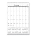 Bulletin Boards | Blue Sky 117373 12 in. x 17 in. 12-Month (Jan-Dec 2026) Enterprise Wall Calendar - White/Gray Sheets image number 0