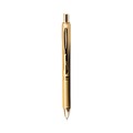 Pens | Pentel BL407XABX 0.7 mm Medium EnerGel Alloy Retractable Gel Pen - Black Ink, Gold Barrel image number 0