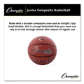 Breakroom Supplies | Champion Sports SB1040 Composite Basketball - Brown/Intermediate image number 1