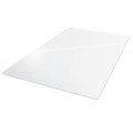 Office Chair Mats | Floortex ER1115227ER Cleartex Ultimat 60 in. W x 48 in. L Polycarbonate Chair Mat for High Pile Carpets - Clear image number 0