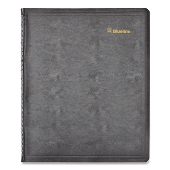 Blueline C5950.81T 12-Month (Jan to Dec): 2026 11 in. x 9.06 in. Plan and Link Weekly Appointment Planner - Black Cover