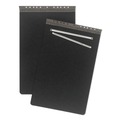 Report Covers & Pocket Folders | ACCO A7047071A 11 in. x 17 in. 3 in. Capacity Two-Piece Prong Fastener Pressboard Report Cover with Tyvek Reinforced Hinge - Black image number 5
