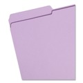 File Folders | Smead 17434 0.75 in. Expansion Assorted 1/3-Cut Tabs Legal Size Reinforced Top Tab Colored File Folders - Lavender (100/Box) image number 1