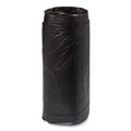  | Inteplast Group S243308K 16 Gallon 8 mic 24 in. x 33 in. High-Density Commercial Can Liners - Black (50 Bags/Roll, 20 Interleaved Rolls/Carton) image number 3