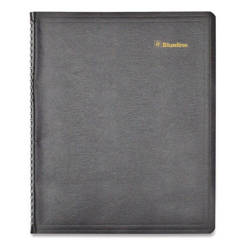 Notebooks & Pads | Blueline C5950.81T 12-Month (Jan to Dec): 2026 11 in. x 9.06 in. Plan and Link Weekly Appointment Planner - Black Cover image number 0