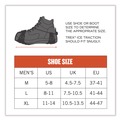 Safety & First Aid | Ergodyne 16923 Trex 6325 Spikeless Traction Devices - Medium (Men's Size 8 to 11) Black (1-Pair) image number 3