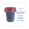 Storage Accessories | Boardwalk A8046PRK 40 in. x 46 in. 45 gal. 1.3 mil Linear Low Density Health Care Trash Can Liners - Red (100/Carton) image number 3