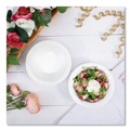 Just Launched | Dart 12BWWQR 10 oz. - 12 oz. Quiet Classic Laminated Foam Dinnerware Bowls - White (1000/Carton) image number 5