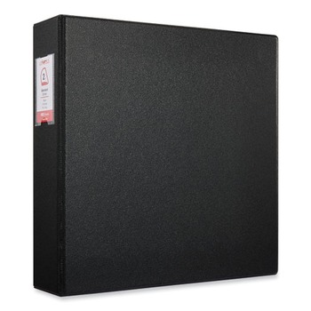 Universal UNV20781 Deluxe 2 in. Capacity Non-View D-Ring Binder with Label Holder - Black