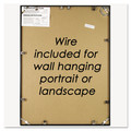 Office Decor | NuDell 31222 18 in. x 24 in. Plastic Face Metal Poster Frame - Black image number 4