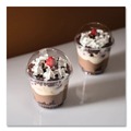 Cups and Lids | Karat C-KDL626-NH 12 oz. to 24 oz. Cold Cup No Hole Dome PET Plastic Lids - Clear (1000/Carton) image number 2