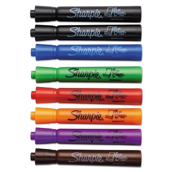  | Sharpie 22480PP Broad Bullet Tip Flip Chart Marker - Assorted Colors (8/Set)
