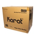 Food Trays, Containers, and Lids | Karat FP-PSB48 7.99 in. x 2.4 in. 48 oz. Paper Food Bucket - White (270/Carton) image number 1