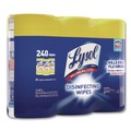 Hand Wipes | LYSOL Brand 19200-84251 7 in. x 7.25 in. 1-Ply Disinfecting Wipes - Lemon and Lime Blossom/White (2/Carton) image number 5