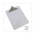 Clipboards | Universal UNV40308 Plastic Clipboard with 1.25 in. Clip Capacity for 8.5 x 11 Sheets - Clear image number 6
