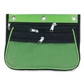 Binders | Charles Leonard 76365-3 10.25 in. x 7.5 in. Three-Pocket Binder-Insertable Expandable Pencil Pouch - Assorted Colors (3/Pack) image number 2