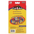 Pencils | Cra-Z-Art 10462-24 Twist Up Colored Pencils - Assorted Lead Colors/Clear Barrel (24/Set) image number 1