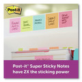 Notebooks & Pads | Post-it Notes Super Sticky 654-5SSMIA 3 in. x 3 in. Pads in Supernova Neon Collection Colors (5 Pads/Pack) image number 2