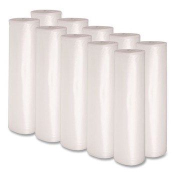 Boardwalk X8647DCKR01 43 in. x 47 in. 56 gal. 1.4 mil Low-Density Can Liners - Clear (100/Carton)