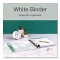Binders | Cardinal 10330 3 in. Capacity 11 x 8.5 Premier Easy Open ClearVue Locking Slant-D Ring Binder - White image number 5