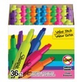 Highlighters | Sharpie 2133496 Tank Style Chisel Tip Highlighters - Assorted Colors (36/Pack) image number 4