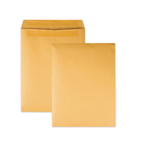 Envelopes & Mailers | Quality Park QUA43762 Redi-Seal 10 in. x 13 in. No. 13-1/2 Cheese Blade Flap Adhesive Closure Catalog Envelope - Brown Kraft (250/Box) image number 0