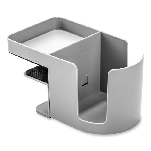 Desktop Organizers | Deflecto 400000 3.94 x 7.04 x 3.54 Standing Desk Cup Holder Organizer - Gray image number 0