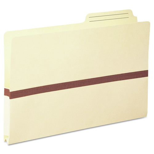 File Folders | Smead 76487 1 in. Expansion Legal Size File Pockets - Manila image number 0