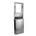 Trash & Waste Bins | Georgia-Pacific 59491 GP Stainless Steel Trash Receptacle Unit (16 in. on Center Studs) image number 0