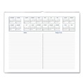 Bulletin Boards | House of Doolittle 3459 12-Month (Jan to Dec): 2026 14.88 in. x 12 in. Night Sky Artwork Recycled Cosmos Wall Calendar - White/Multicolor Sheets image number 4