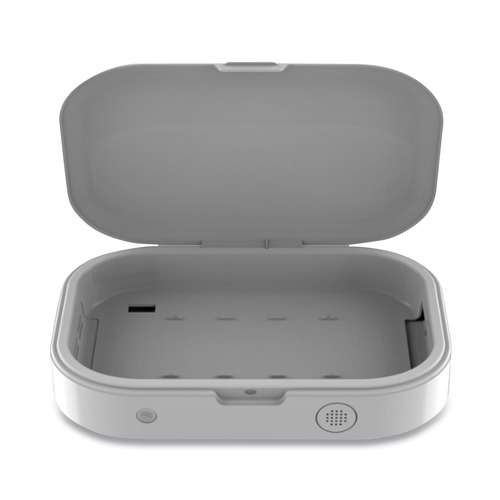 Office Electronics & Batteries | Essential Gear EG4749 UV Sterilizing Box for Mobile Phones - White image number 0