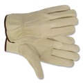 Cleaning Gloves | MCR Safety 3215L Economy Leather Driver Gloves - Large, Beige (1-Pair) image number 2