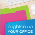 File Folders | Pendaflex 40523 0.75 in. Expansion 1/3-Cut Tabs Glow Letter File Folders - Assorted File Folder Colors (24/Pack) image number 5