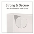 Just Launched | Cardinal 26320 XtraLife ClearVue 2 in. Cap 11 in. x 8-1/2 in. 3 Locking Non-Stick Slant-D Ring Binder - White image number 4