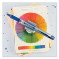 Pens | Pilot 28802 Precise Grip Extra-Fine 0.5 millimeter Stick Rollerball Pen - Blue Ink/Barrel (1-Dozen) image number 4