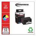 Ink & Toner | Innovera IVR952CMY 700 Page-Yield Remanufactured Ink Replacement for 952 (N9K27AN) - Cyan/Magenta/Yellow image number 1