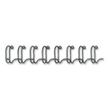 Binding Spines & Combs | Fellowes Mfg Co. 52541 0.375 in. Diameter 80 Sheet Capacity Wire Bindings - Black (25/Pack) image number 4