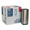 Soap Dispensers | Tork 466100 Image Design 4.5 x 5.12 x 10.62 1 L Foam Skincare Automatic Dispenser with Intuition Sensor - Stainless Steel image number 0