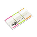 Page Flags | Post-it Tabs 686L-PGO 1 in. Wide 1/5-Cut Lined Tabs - Assorted Bright Colors (66/Pack) image number 1