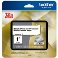 Tapes | Brother TZEM251 Tze Premium Laminated Tape, 0.94-in X 26.2 Ft, Black On White image number 1