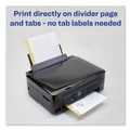 Dividers & Tabs | Avery 11517 Print-On 11 in. x 8.5 in. 5-Tab 3-Hole Customizable Punched Dividers - White (125/Pack) image number 5