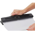 Staple Punches | Swingline A7074020E 11-Sheet Commercial Adjustable Desktop 2- to 3-Hole Punch 9/32 in. Holes - Black image number 2