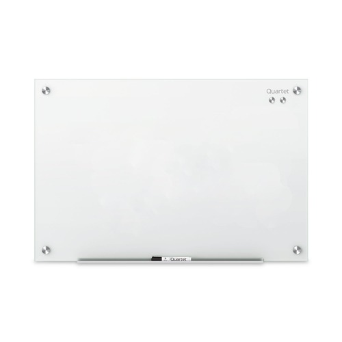 White Boards | Quartet G2418W 24 in. x 18 in. Infinity Magnetic Glass Marker Board - White Surface image number 0