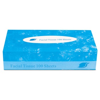 GEN GENFACIAL30100B 2-Ply Boxed Facial Tissue - White (100 Sheets/Box, 30 Boxes/Carton)