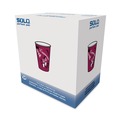 Just Launched | SOLO OF16BI-0041 16 oz. Paper Bistro Design Hot Drink Cups - Maroon (300/Carton) image number 3