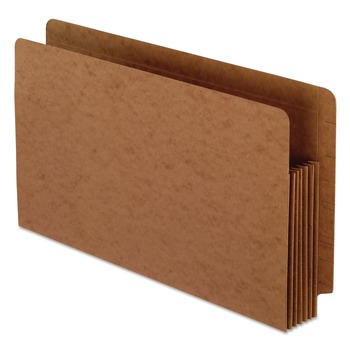 FILING AND FOLDERS | Pendaflex 95565EE 5.25 in. Expansion Legal Size Heavy-Duty End Tab File Pockets - Red Fiber (10/Box)