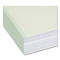 File Folders | Smead 13234 1/3-Cut Tabs Assorted Letter Size 2 in. Expansion Recycled Heavy Pressboard Folders - Gray-Green (25/Box) image number 4