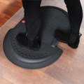 Office Chair Mats | Floortex FCA5XBK2535 AFS-TEX 5000 26 in. x 36 in. Anti-Fatigue Bespoke Mat - Midnight Black image number 7